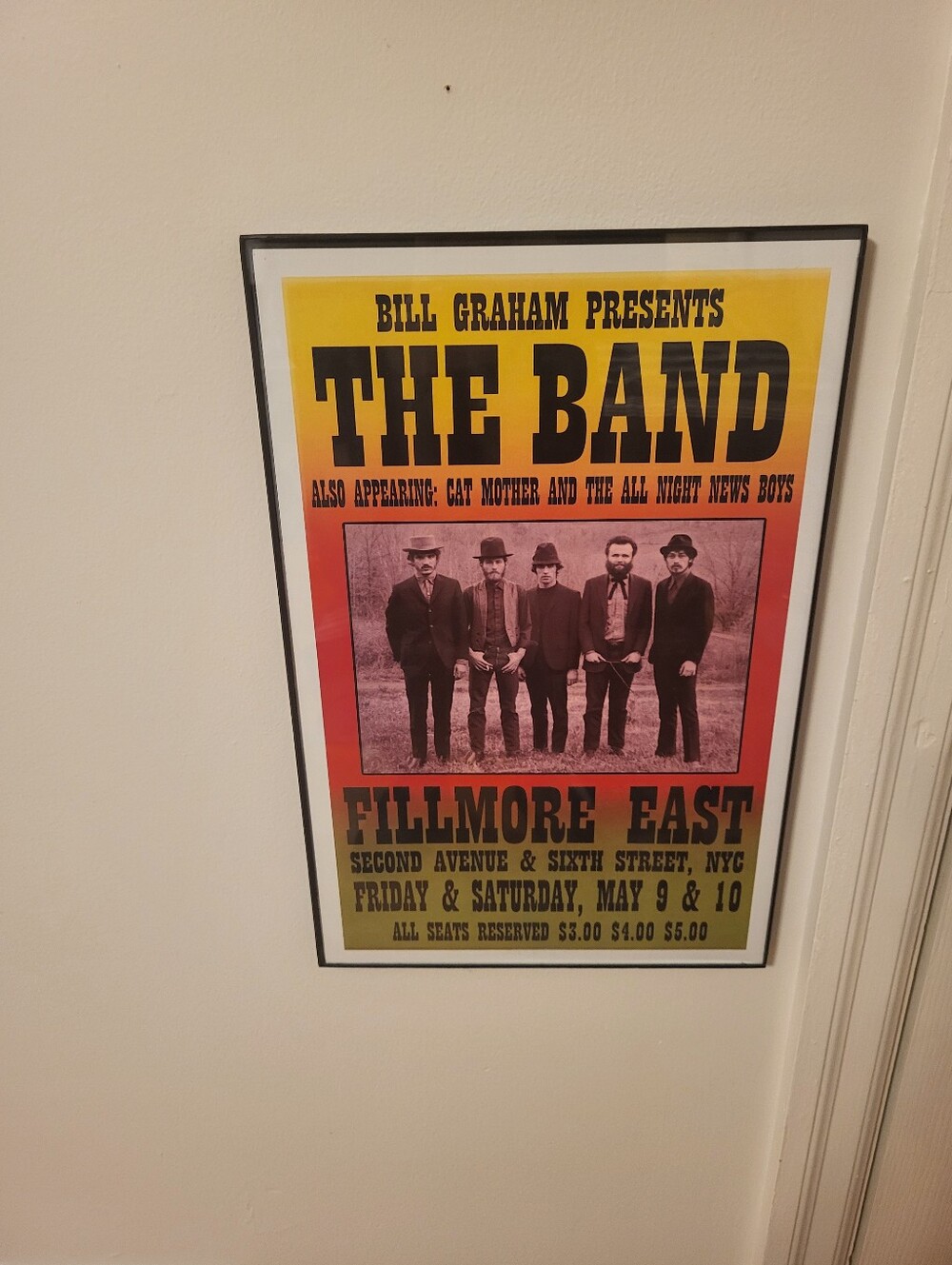 The Band Fillmore Repro Poster